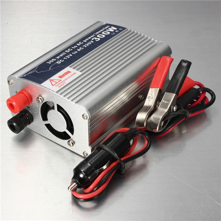Converter 12v 300w 600w spitzen usb-stecker und krokodilklemmen universaladapter 220v jr international - 6
