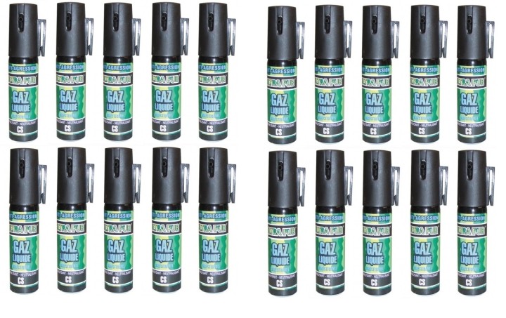 20 aerosol gas paralisante 2% 25ml pequeño modelo anti agresion autodefensa antirrobo proteccion individual seguridad jr interna