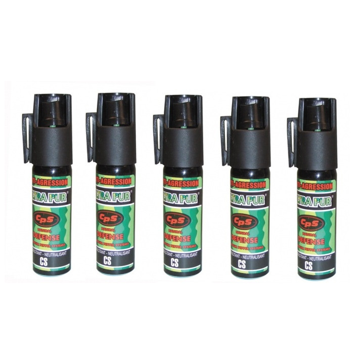 5 spray di difesa gas paralizzante al pepe 25ml modello piccolo bomba lacrimogena bomboletta spray pepe jr international - 2