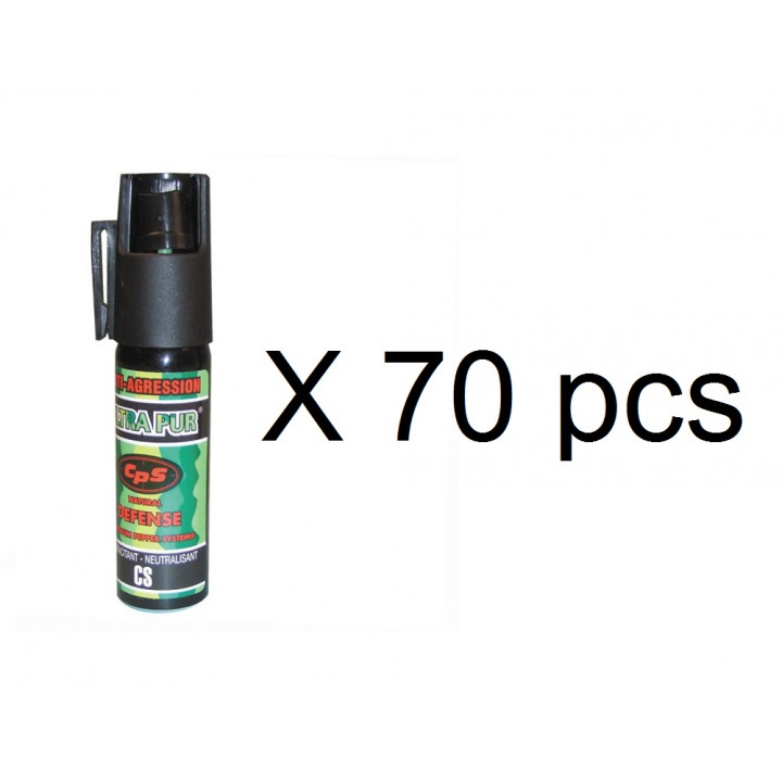 70 spray di difesa gas paralizzante al pepe 25ml modello piccolo bomba lacrimogena bomboletta spray pepe jr international - 1
