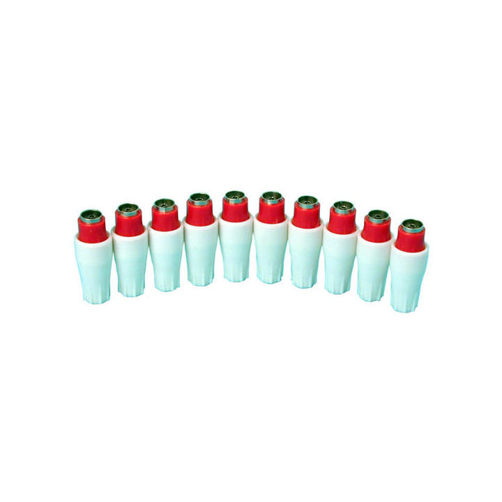 Plug 9.5mm female coaxial plug (10 items) female coaxial plugs plug 9.5mm female coaxial plug (10 items) female coaxial plugs pl
