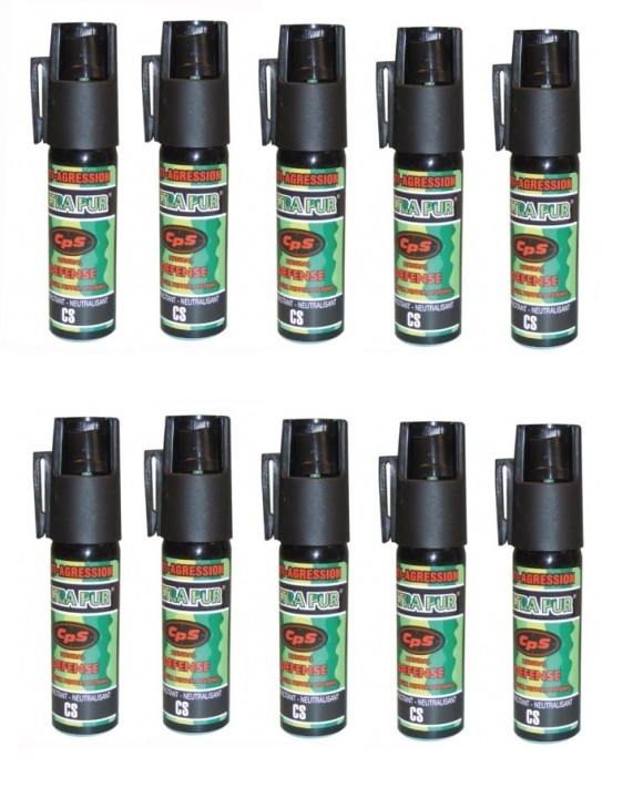 10 aerosol gas paralisante pimienta 25ml pequeño modelo gas pimienta spray pimienta lacrimogneo gas defensa seguridad jr interna