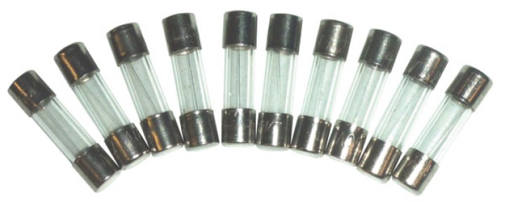 5 x 20mm glass fuse fast 1a (10 pcs / box) fuse fast electronic electricity ff1n jr  international - 2