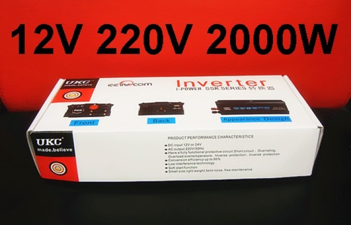 Tensione convertitore 12v 220v 2000w sinusoidale modificata psi2000b 12vdc 230vac 230v 240v jr international - 1