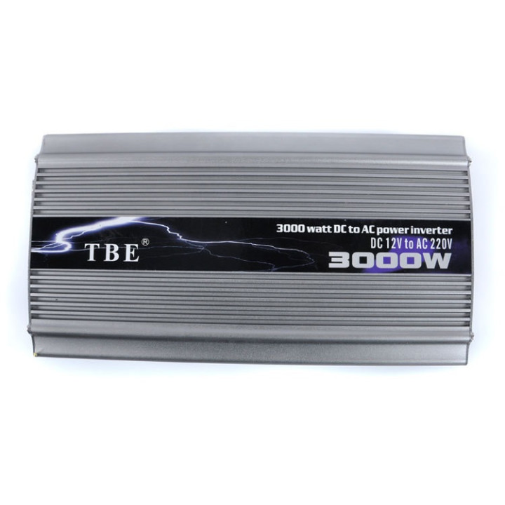 Convertidor con onda sinusoidal modificada 3000w 210v 230v 235 240v entrada 12vdc salida 230vac toma de tierra de espiga adaptad