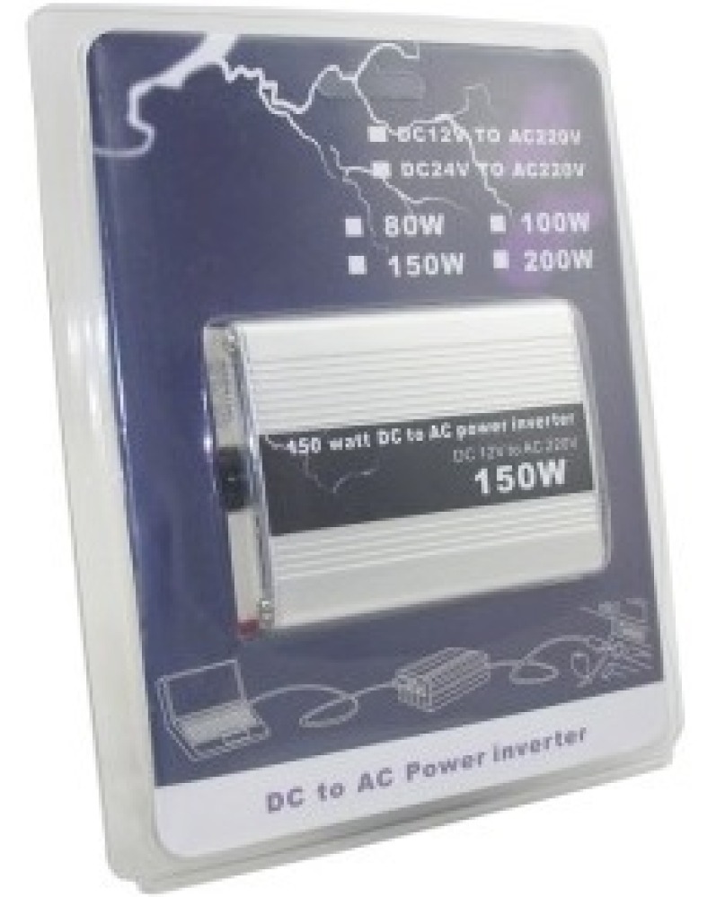 12v a 220v 300w convertidor de 600w pico usb pinzas de cocodrilo conector y adaptador universal jr international - 1