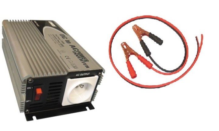Modified sine wave power inverter 300w 24vdc in 230vac out 'soft start' jr international - 1