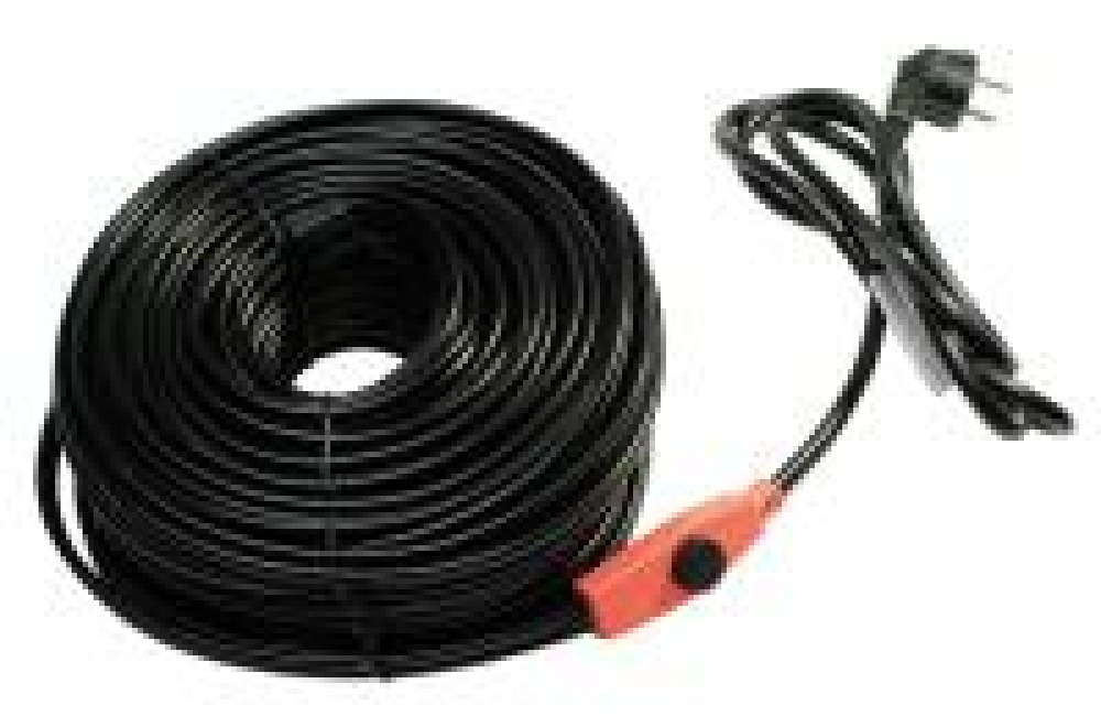 Antigelo riscaldamento elettrico cavo di tubo cavo di 12 m shpt-12m con termostato tubo dell'acqua jr international - 2