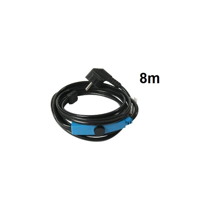 Frostschutz elektroheizung kabel 8m shpt-8m rohr mit wasserschlauch thermostat jr international - 1