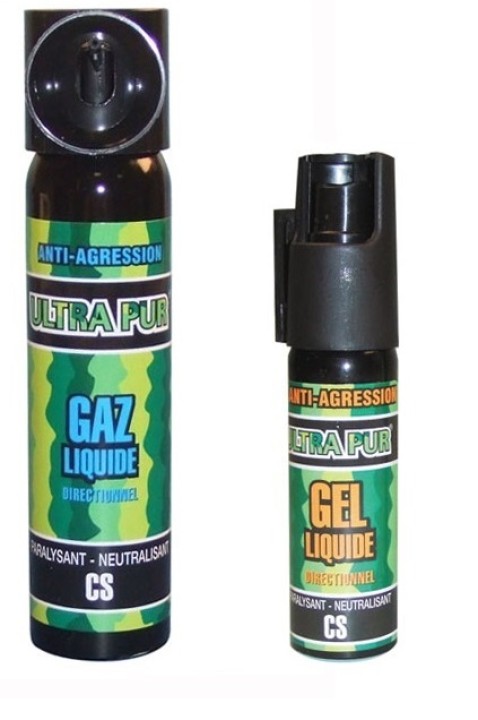 Spray gas paralizzante cs 2% 75ml modello grande gas lacrimogeno cs spray legittima difesa cs spray jr international - 3