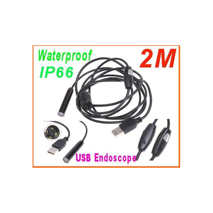 Ip66 endoscopio usb cámara de inspección jr international - 1