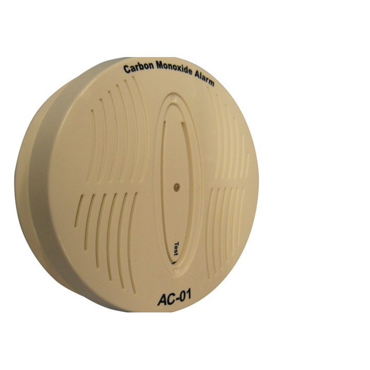 Detector monoxido de carbonato co 9vdc + zumbador on deteccion alarma gas inodoro jr international - 1