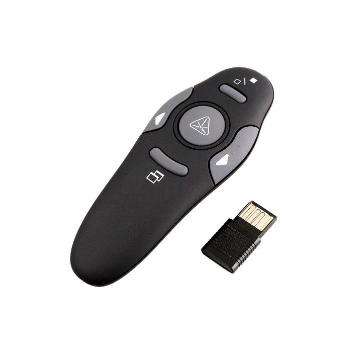 Remote control with buttons 7 poiteur laser power point presentation without 2.4ghz son high-tech place - 6