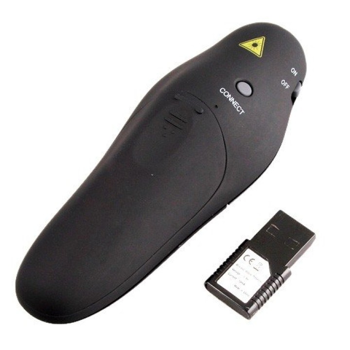 Remote control with buttons 7 poiteur laser power point presentation without 2.4ghz son high-tech place - 2