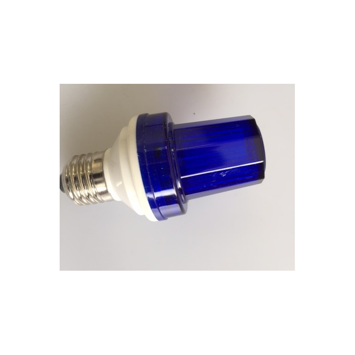Mini flash stroboscopico portalampada e27 220v 1w 10 led luce blu illuminazione stroboscopica vdlslb velleman - 4
