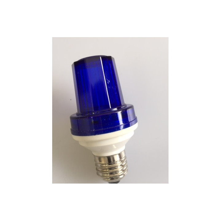 Mini flash stroboscopico portalampada e27 220v 1w 10 led luce blu illuminazione stroboscopica vdlslb velleman - 2