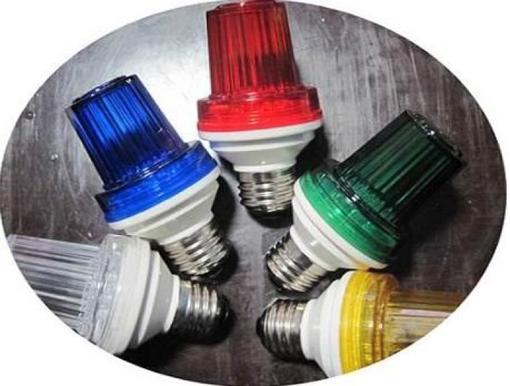 Mini lámpara estroboscópica, azul, 1w 10 led, casquillo e27 velleman - 3