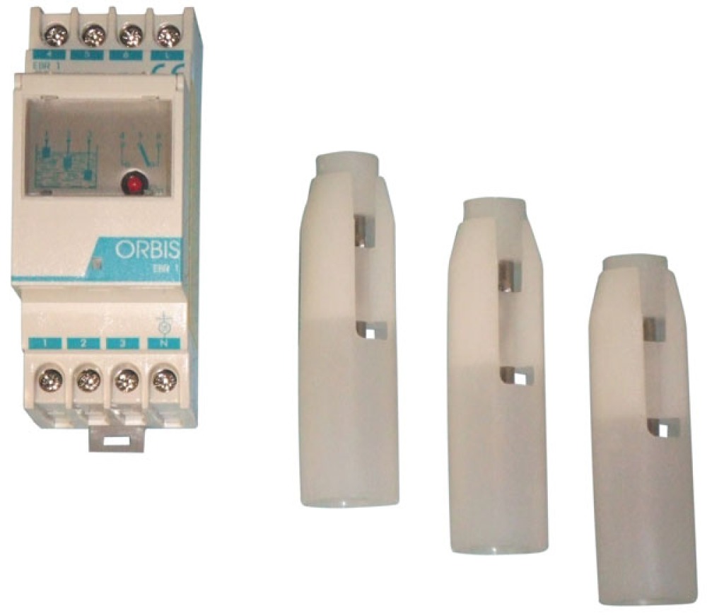 Controllo di livello elettronico ebr 1 min max 040 174 in acciaio inox protetto con 3 sonde jr international - 1