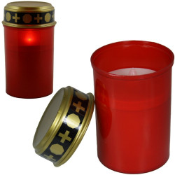 Pack 2 led candle cemetery generique - 2