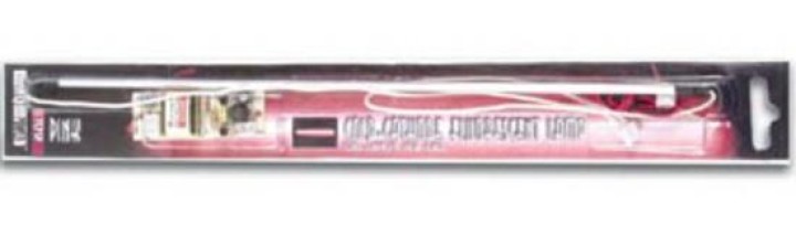 Tubo fluorescente de cátodo frío rosa + alimentación, 30cm (blister) lampara velleman - 1
