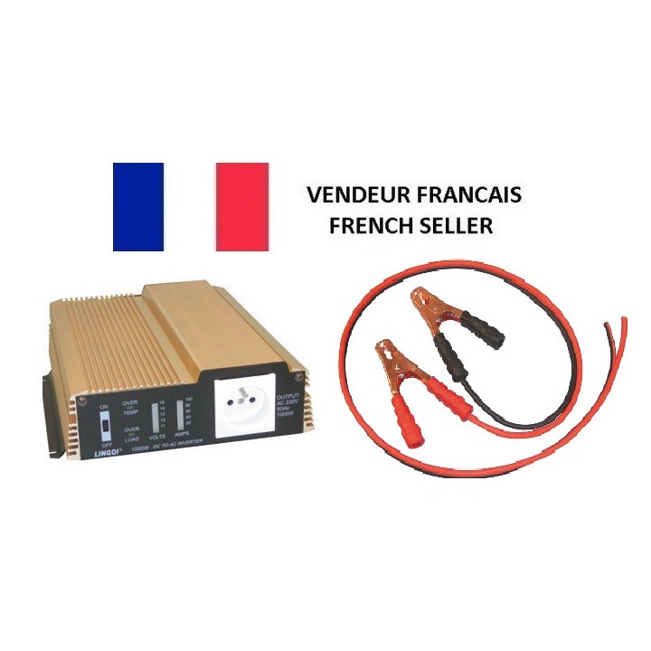 Modified sine wave power inverter 1000w 24vdc in 230vac out pin earth jr international - 1