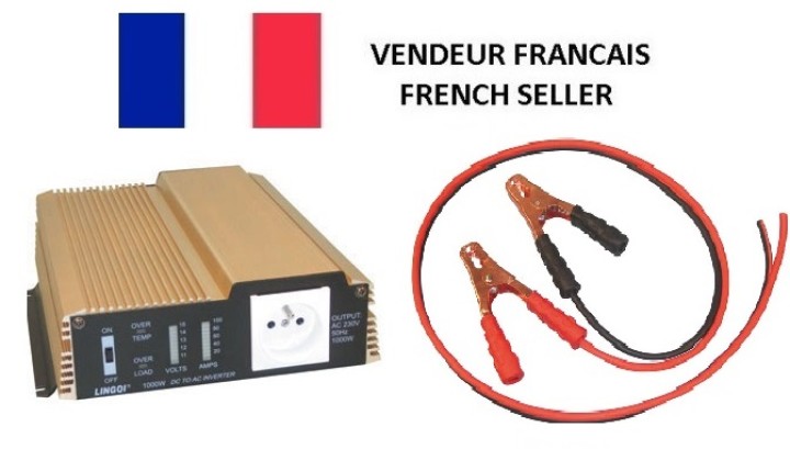 Sinusahnlicher wechselrichter 600w 24vdc eingang 230vac ausgang 24v 210v 220v 230v 240v schutzkontakt (franzosisches system) sof