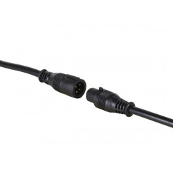 Rgb flexible llevó cable conector con ip65 masculino femenino LCON09 velleman - 1