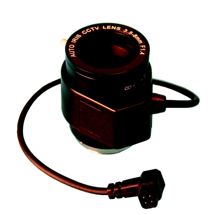 Objetivo pilotado por camara de 3 a 8mm (pilotage iris por tension) video vigilancia objetivos de camaras velleman - 2
