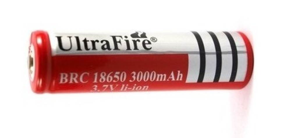 1 batería ultrafire 3.7v 3000mah 18650 recargable de li-ion 3a linterna tled3wz apollo23  - 1