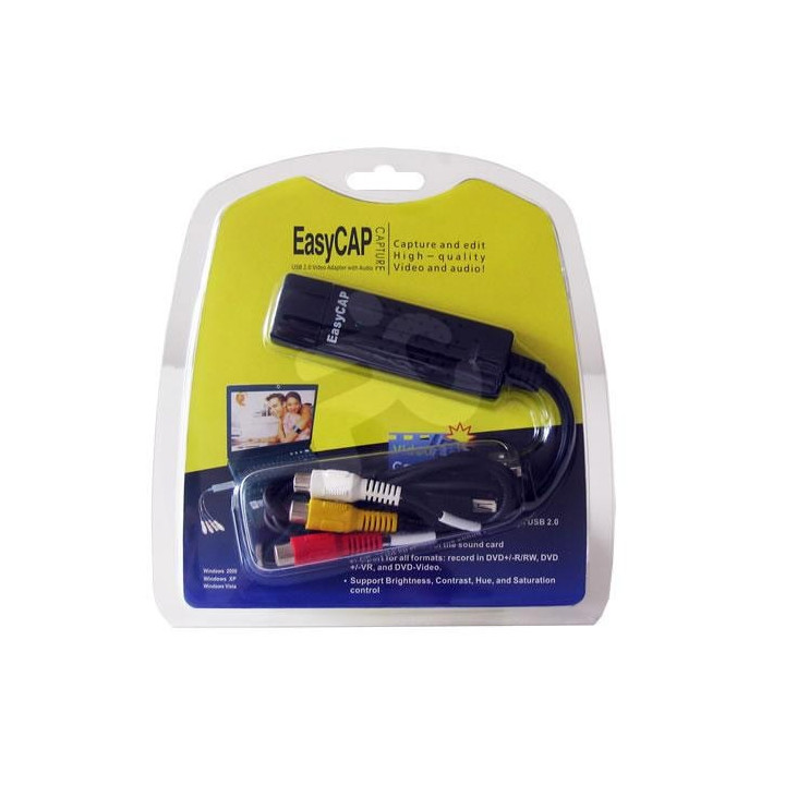 Elektronischer adapter editor konvertor audio video usb rca logiciel 2.0 konig cmp usbvg5 jr international - 3