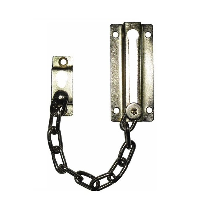 Chain for door so that your door is not forced to dissuade robbers doors chains prevent from forcing doors robbery protection do