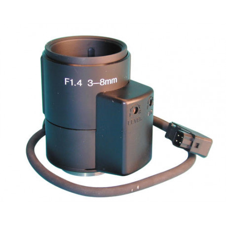 Objetivo pilotado por camara e 3 a 8mm (pilotage iris por vídeo) accesorios video vigilancia objetivos de camaras grothe - 1