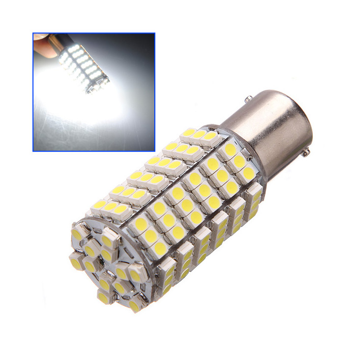 12v 6w 7w llevaron el bulbo BA15S 120 auto 3528 1210 SMD luz de faro blanco jr international - 1