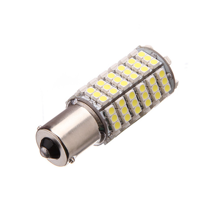 12v 6w 7w llevaron el bulbo BA15S 120 auto 3528 1210 SMD luz de faro blanco jr international - 2