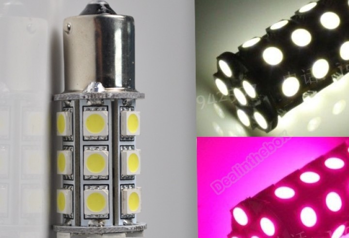 1156 ba15S White 24 led Car Bulb Lamp Brake Light SMD 2713 jr international - 10