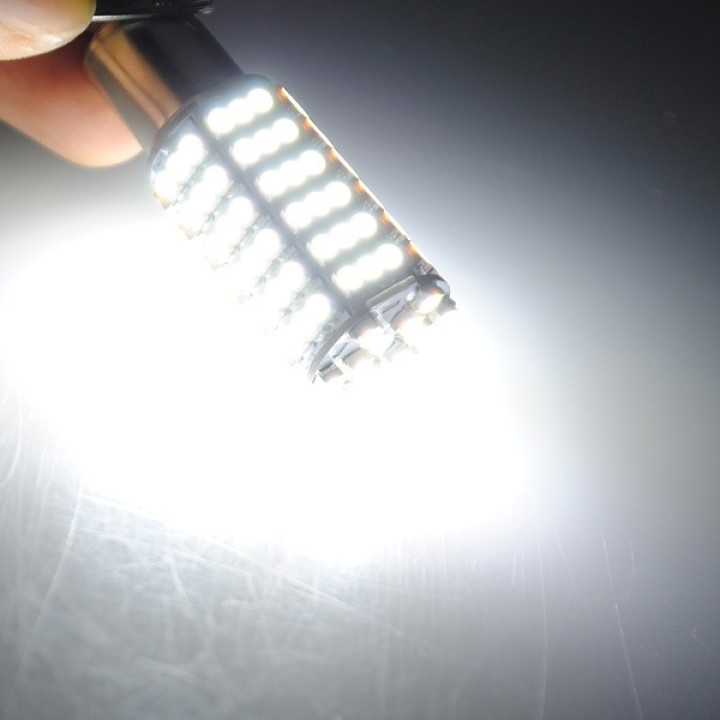 2 x 12V led-Lampe 6w 7W Auto ba15s 120 3528 1210 smd weißen Leuchtfeuer jr international - 3