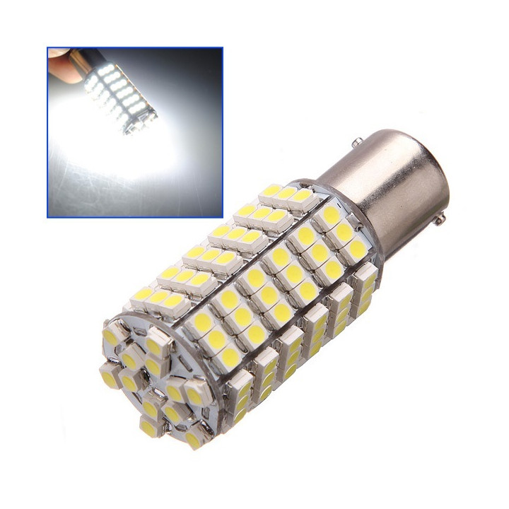 12V led-Lampe 6w 7W Auto ba15s 120 3528 1210 smd weißen Leuchtfeuer jr international - 2