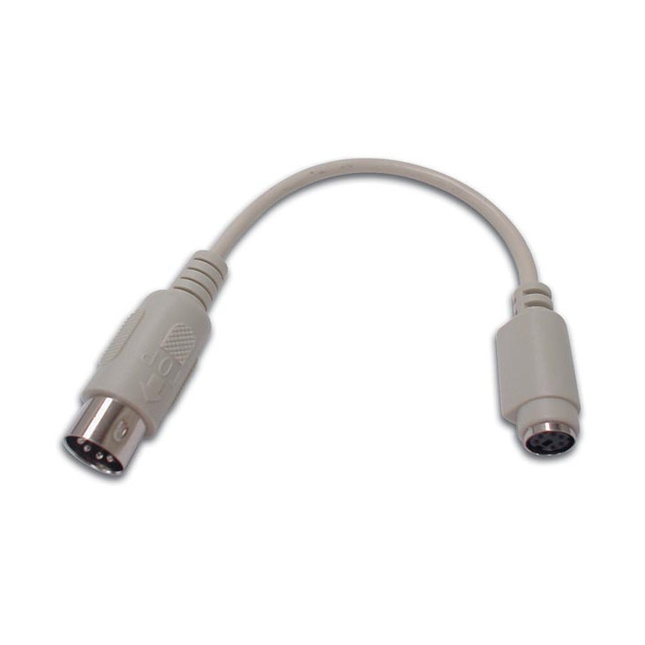 Ps2 Tastatur-Adapter Mini DIN6 Frau - Mann DIN5 velleman - 1