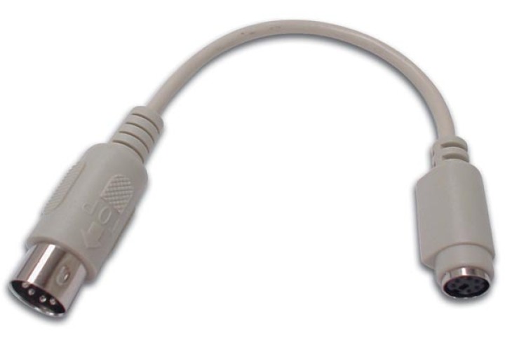 Ps2 tastiera adattatore mini DIN6 femmina - DIN5 maschio velleman - 1