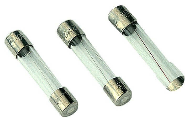 Fusible vetro per allarme 5x20mm 0.5 à 6a (10 pz.) fusibili fusibile vetro velleman - 2