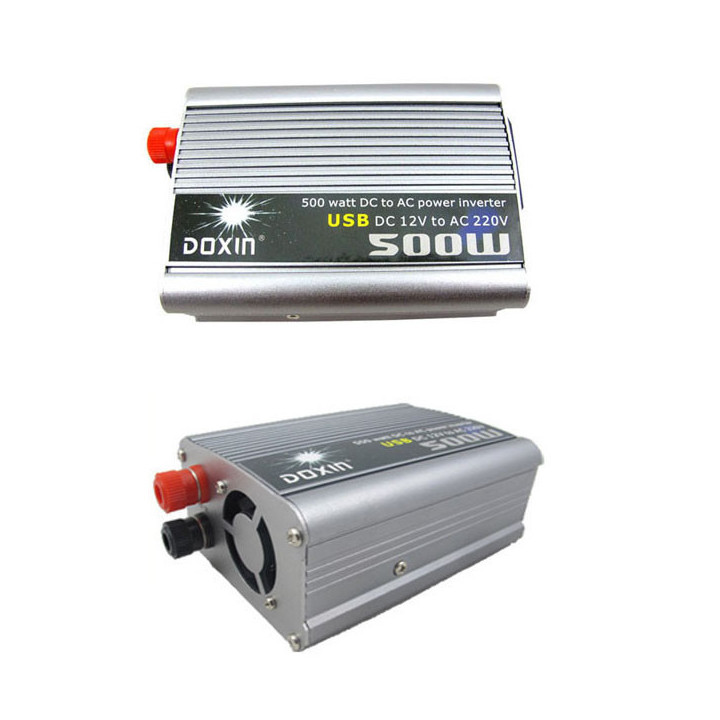 DC12V AC 220V 500W USB Car Power Inverter Adapter Spegnimento automatico termico jr international - 4