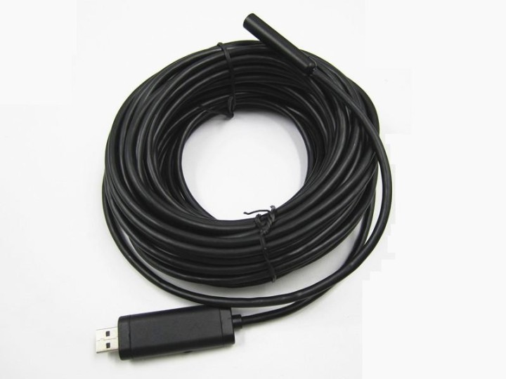 15m usb telecamera di controllo dell'endoscopio del tubo tubo di colore sblocco led ip66 impermeabile jr international - 2