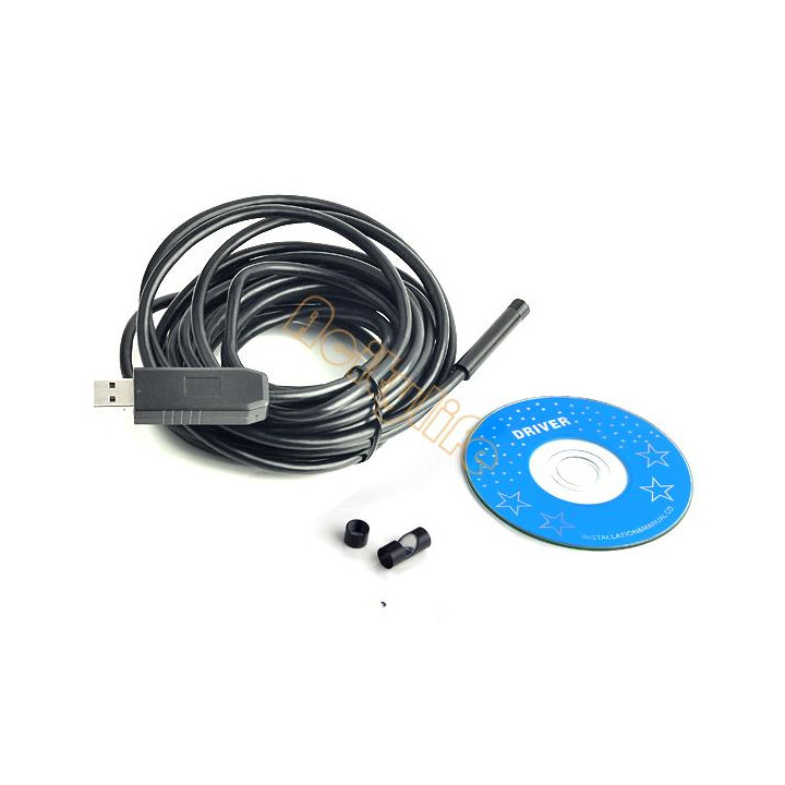 15m usb video cámara de inspección endoscopio tubo de color del tubo de desbloqueo llevó impermeable ip66 jr international - 1