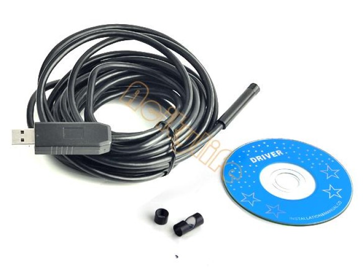 15m usb telecamera di controllo dell'endoscopio del tubo tubo di colore sblocco led ip66 impermeabile jr international - 1