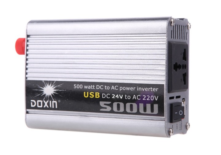24v dc to ac 220v ac 500w mobile car power Inverter usb anself - 1