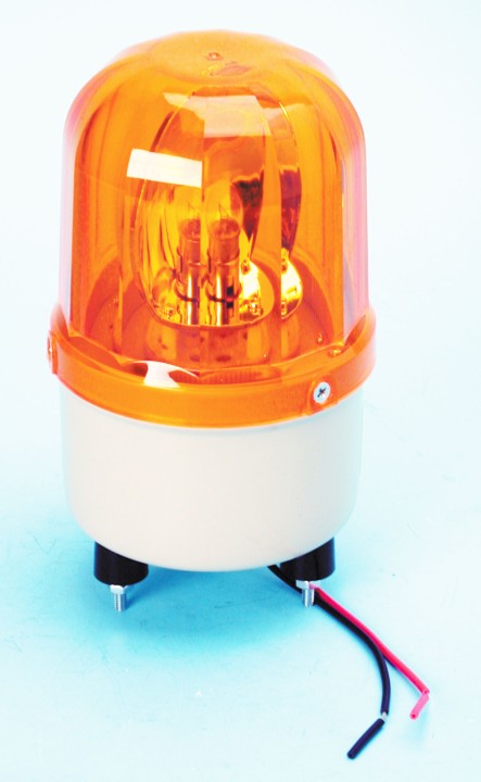 Girofaro fisso 12vcc 10w ambra (fissazione con viti) rb101 girofari elettrici fissi colore ambra jr international - 1