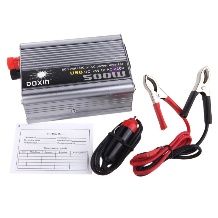 24V dc auf ac 220v ac 500w mobilen auto-wechselrichter usb anself - 4