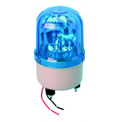 Girofaro fijo azul halogeno 12vcc 10w (fijación con tornilllos) senalizacion luminosa iluminacion