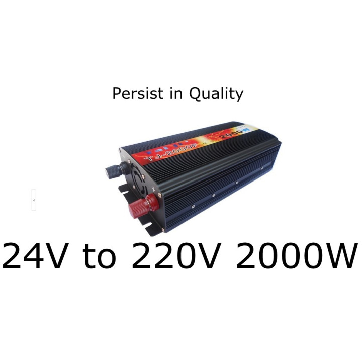 24v 220v 2000w car InverterCigarette Lighter Car Battery Inverter jr international - 2