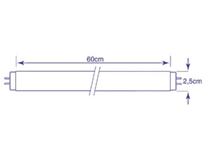 Uv tubo luce nera lampada fluorescente / G13 BLB lamp20tbl 18w 20w 60 centimetri t8 f20 GE Lighting - 1